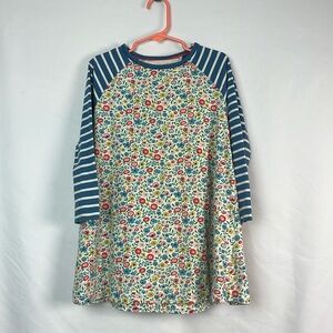 Biden girls flower long sleeve raglan style dress 4-5